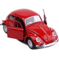thumbnail image 5 of Coche Volkswagen Beetle Bug Vintage 1967 a escala 1/32 fundido a presión, 5 of 5