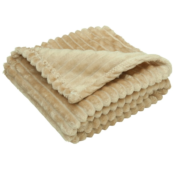 NTBAY Flannel Fuzzy Toddler Blanket, Fluffy Warm and Lightweight