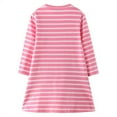 thumbnail image 2 of Popshion Little Girls Dresses Spring Zebra Long Sleeve Dress, Size 2T-7Y, 2 of 7