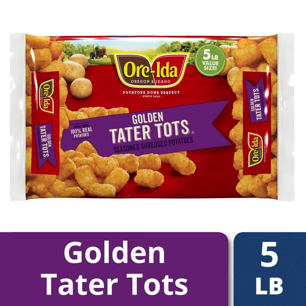 OreIda Golden TATER TOTS, 5 lb Bag