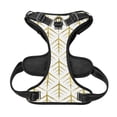 thumbnail image 3 of Bingfone White And Gold Geometry No Pull Dog Vest Harness for Small Medium Large Dogs Strap for Puppy Walking,Training,Dog Harness-X-Large, 3 of 7