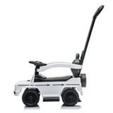 Best Ride On Cars Kids Stroller Mercedes G-Wagon 3 in 1 Push Car, White ...
