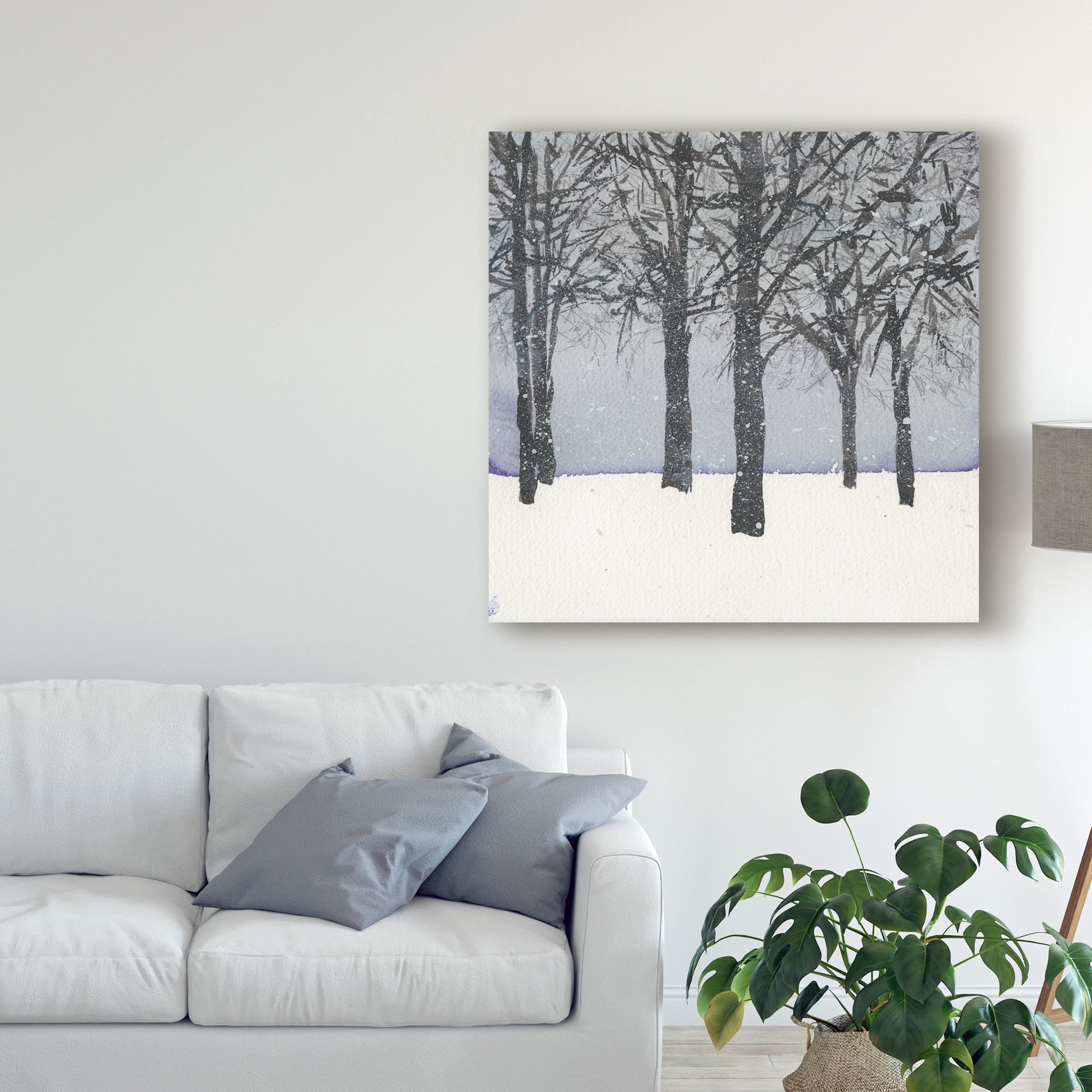Trademark Fine Art 'Forest Sketch I' Canvas Art by Samuel Dixon