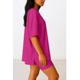 thumbnail image 5 of Moomaya Womens Oversized T-Shirt and Biker Shorts Lounge Set - 2 Piece Buttery Soft Viscose Jersey Co-ord - Loungewear, 5 of 7