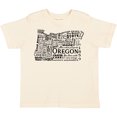 thumbnail image 3 of Inktastic Oregon Word Salad- State Outline Boys or Girls Toddler T-Shirt, 3 of 5