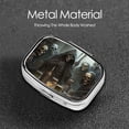 thumbnail image 5 of Grim Reaper Party Funny Skull Square Pill Box 2 Compartment Pill Case Medicine Organizer Decorative Gift for Purse Pocket, 5 of 5