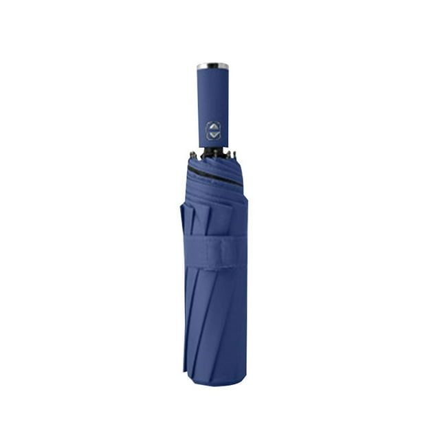 Leodye 1pcs Automatic Foldable Umbrella - Glue Coating, Sunscreen & Rainproof, One-touch Open/Close -41in