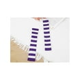 thumbnail image 4 of INSPIRE CHIC Women's 1 Pair Knitted Gloves Winter with Thumb Hole Y2K Cute for Christmas Purple-Whie, 4 of 6