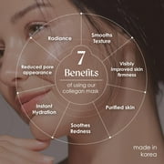 ORIGINAL DERMA BEAUTY 36 PK Vegan Face Masks for Skincare - Hydrating Facial Sheet Mask Korean Skin Care (36PK Cucumber)