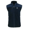 thumbnail image 2 of Men's Cutter & Buck Navy Xavier Musketeers Cascade Eco Sherpa Fleece Full-Zip Vest, 2 of 3