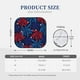 thumbnail image 3 of Fotbe Red White Blue Fireworks Juego de 2 Piezas de Parasoles para Parabrisas | Bloqueador Solar para Auto | Accesorios Plegables para Protección Solar Interior-Large, 3 of 6