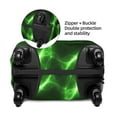 thumbnail image 4 of Gaeub Green Lightning Elastic Luggage Cover with Concealed Zipper Dust-Proof Luggage Cover Protector - 18-32 inch - Large, 4 of 9