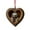 B, variant on Animal Ornaments for Christmas Tree,Heart-Shaped Ornaments Wildlife Little Animals Acrylic Hanging Decoration Gift for Animal Lovers