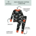 thumbnail image 2 of Honest Baby Clothing Organic Cotton Boy or Girl 2-Piece Long Sleeve Halloween Pajama Set, 12 Months to 7 Years, 2 of 7