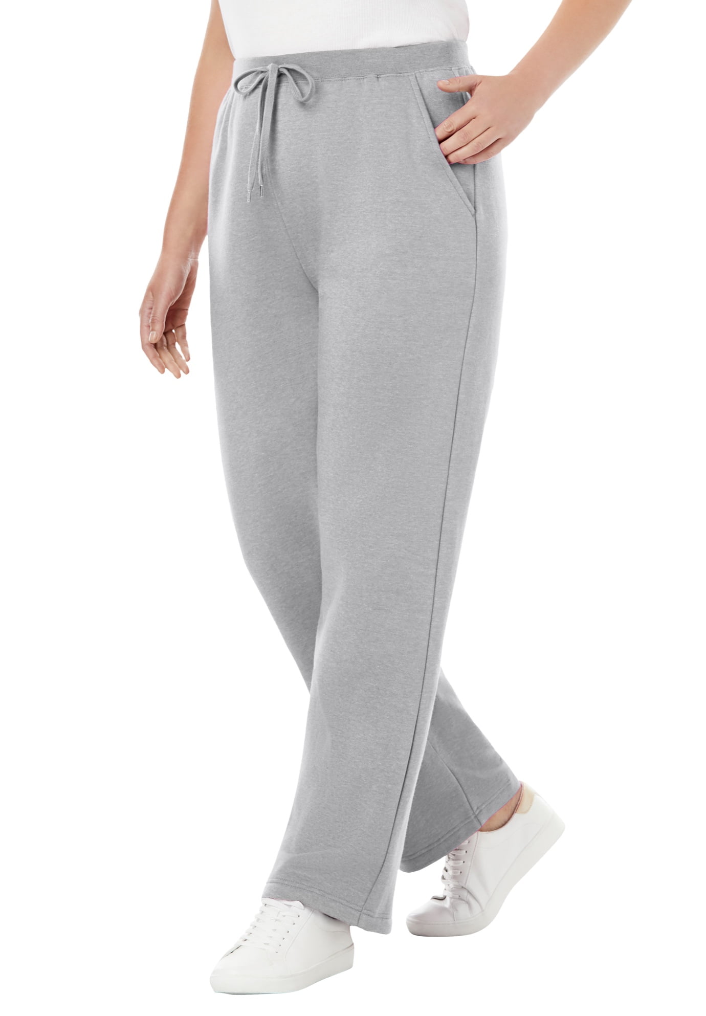 Essentials Women's Fleece Straight Leg Sweatpant (Available in Plus  Size)