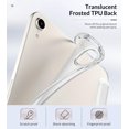 thumbnail image 4 of Funda MoKo Soft TPU translúcida esmerilada para iPad mini 7, color plateado, 4 of 9