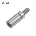 thumbnail image 3 of 2uds Cuadrante Digital Indicador Extensión Vástago Varilla 10mm Longitud 4,5mm M2.5 Rosca 303 Inoxidable Acero para Altura Profundidad Calibre, Plateado Tono Unique Bargains indicadores de cuadrante, 3 of 5