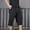 Black-1, variant on JingHai Cargo Work Shorts Men's 3/4 Capri Shorts Below Knee Cotton Casual Long Inseam Shorts Big and Tall Men Sports Pants with Multi Pockets Army Green 38
