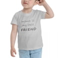 thumbnail image 3 of Mama Is My Best Friend Cute Toddler Tshirts for Boys Girls (Gray, 3T), 3 of 5