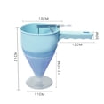 thumbnail image 4 of GUOOL Funnel Dispenser Gourmet Pourer Kitchen Tool Blue, 4 of 4