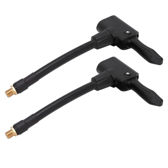 Car Air Chuck Inflator Adapter, ABS Rubber Wear Resistant Press Handle Locking Inflatable Pump Adapter Anti Leakage For Bicycles