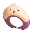thumbnail image 3 of TISHITA Kids Shower Cap Flexible Soft Adorable Washing Hair Reusable Bathing Cap Shampoo Pink, 3 of 8