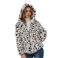 thumbnail image 4 of Abrigos Cálidos de Invierno Para Mujer Abrigo de Imitación Chaqueta de Imitación Peluda Cálida Ropa de Abrigo de Manga Larga Odeerbi ODB-6, 4 of 9