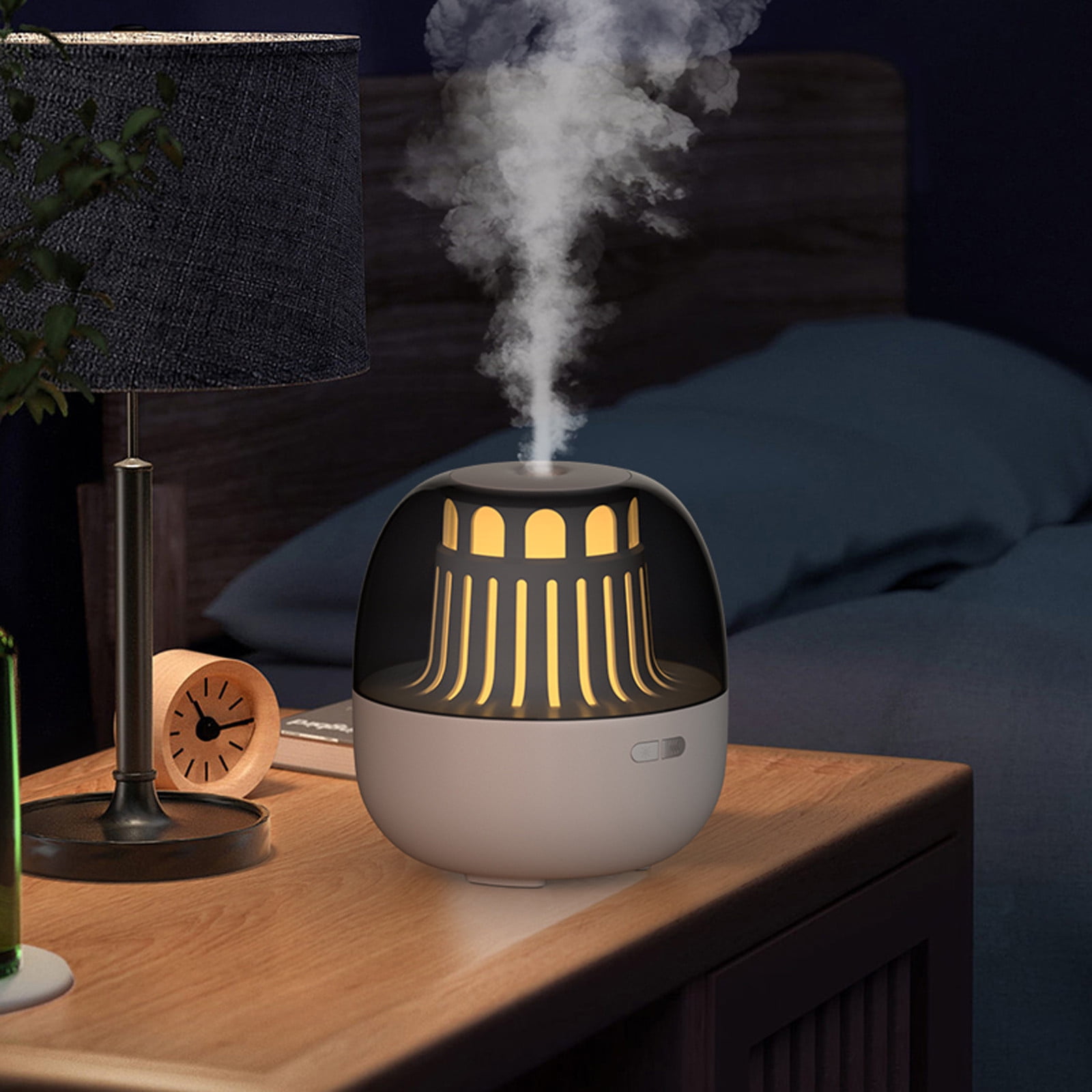 MICLOZYT Humidifier Large Room,Lighthouse Aromatherapy Diffuser,Desktop Humidifier (White),Spray Aroma Diffuser,Air Humidifier for Home Baby Nursery & Plants