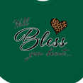thumbnail image 4 of Inktastic Well Bless Your Heart with Leopard Print Boys or Girls Baby Bib, 4 of 4