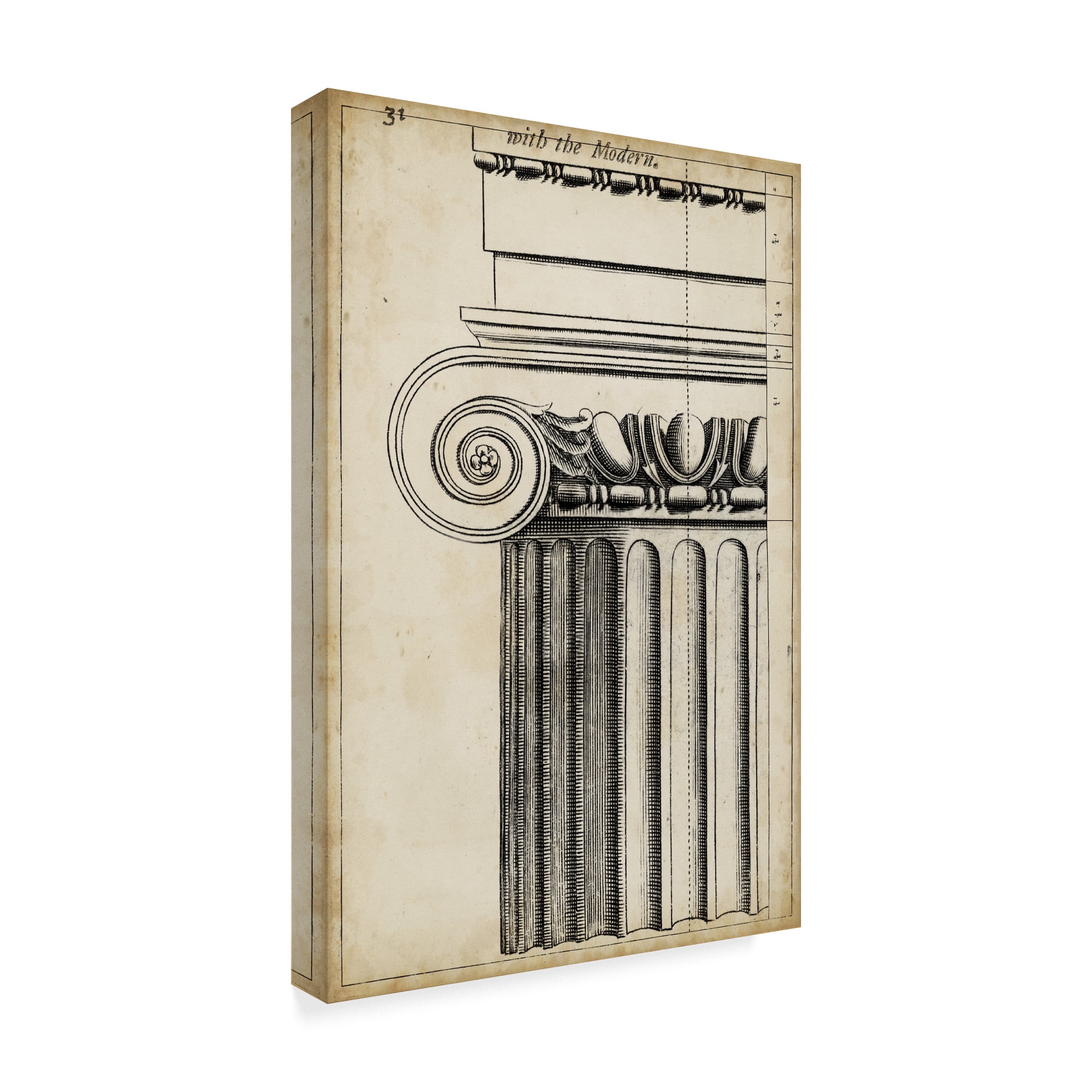 Trademark Fine Art 'Architectural Composition I' Canvas Art by Vision Studio
