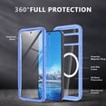 thumbnail image 3 of Casetego for Google Pixel 9/Google Pixel 9 Pro Case,Compatible with MagSafe Full Body Shockproof with Built-in Screen Protector + Lens Protector Drop Protective Phone Cover,Blue, 3 of 8