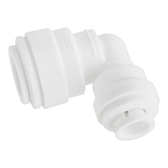 3/8" x 1/4" Polypropylene Push-To-Connect Reducing Elbow in White - PP211208W-US