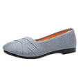 thumbnail image 6 of Mepaouo Womens Flats Shoes Dressy Round Toe Casual Slip on Ballet Loafers Work Driving Walking Shoe, 6 of 7