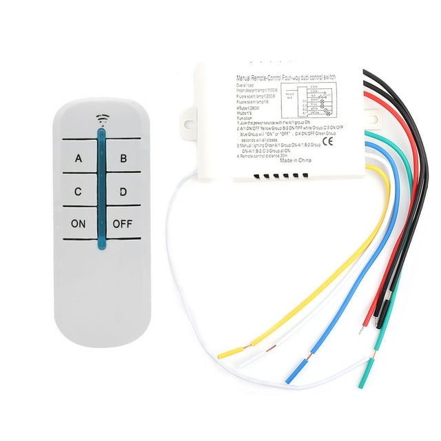 Llave de Control remoto inalámbrico, tipo de copia de 433,92 MHZ para puerta de coche eléctrico de motocicleta, luz LED Jadeshay A