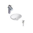 thumbnail image 1 of DROP Bath and Kitchen DR091091 Undermount Bathroom Sink Set, 1 of 5