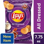 Lay's All Dressed Potato Chips 7.75 oz - Pack of 2