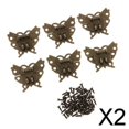 thumbnail image 1 of Cierre de Gabinete BLESIY de aleación de zinc Bronce Antiguo con Diseño de Mariposa 2 piezas, 1 of 8