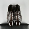 thumbnail image 6 of Men's Dress Shoes Gradient Stripes Business Oxford Shoes Modern Formal Casual Tuxedo Leather Lace Up Mens, 6 of 7