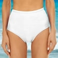 thumbnail image 2 of THDHVS Bikini Bottoms,Swim Shorts Women,Solid Color Swim Shorts StretchComfortable for Beach or Swimming White, 2 of 6