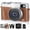 Brown, variant on 4K Digital Camera Autofocus for Photography 48MP 4K Cameras for YouTube 16X Digital Zoom Vlog Camera with 32GB SD Card