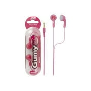 JVC HA-F130P Gumy phones - Headphones - ear-bud - wired - 3.5 mm jack - peach pink