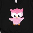 thumbnail image 3 of Inktastic Cute Pink Spring Owl Toddler Sweatshirt, 3 of 4