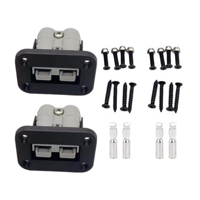 yingyy ABS Flame Retardant 2 Pack Embedded Mounting Bracket Connector Wear-resistant Pressure-resistant Gray pair