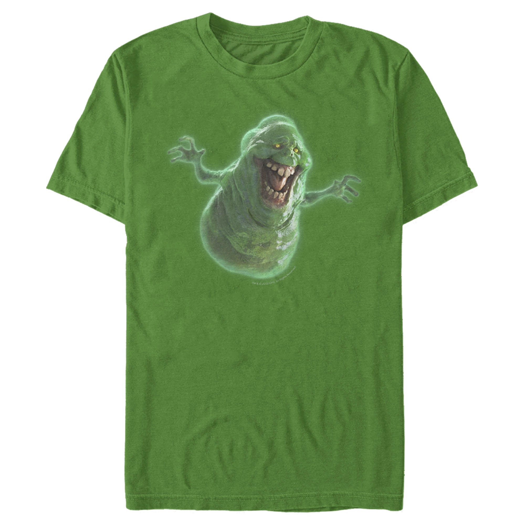 Men's Ghostbusters Realistic Slimer  T-Shirt - Kelly Green - 2X Large