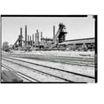 thumbnail image 2 of Historic Framed Print, Sloss-Sheffield Steel & Iron, First Avenue North Viaduct at Thirty-second Street, Birmingham, Jefferson County, AL - 20, 17-7/8" x 21-7/8", 2 of 9