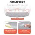 thumbnail image 4 of YYDSBNHH Office Desk Computer Chair Ergonomic Mesh Gaming Back Seat with Comfy Lumbar Support Adjustable Height Swivel for Home Task (Grey), 4 of 7