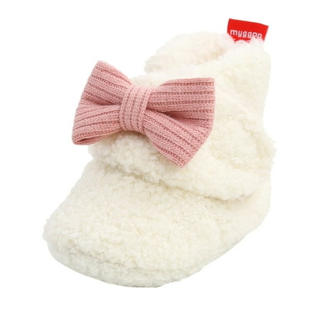 

ZMHEGW Baby Girls Boys Soft Booties Snow Boots Warm Shoes Toddler Warming Prewalker First Walkers Shoes