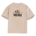 thumbnail image 4 of Camiseta clásica suave con cuello redondo para mujer con volantes y manga corta para verano para uso diario L, 4 of 8