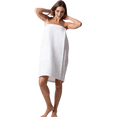 thumbnail image 5 of TowelSoft Women's Waffle Cotton Blend Body Wrap, Adjustable Closure (White), One Size, 5 of 5