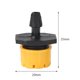 thumbnail image 4 of Cuentagotas de agua Likrtyny 100 piezas Cabezal de goteo ajustable Libre de BPA, 4 of 5